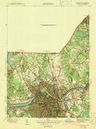 Lowell Massachusetts Historical topographic map, 1:31680 scale, 7.5 X 7.5 Minute, Year 1941