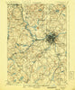Lowell Massachusetts Historical topographic map, 1:62500 scale, 15 X 15 Minute, Year 1935