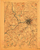Lowell Massachusetts Historical topographic map, 1:62500 scale, 15 X 15 Minute, Year 1893