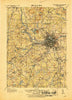 Lowell Massachusetts Historical topographic map, 1:62500 scale, 15 X 15 Minute, Year 1921