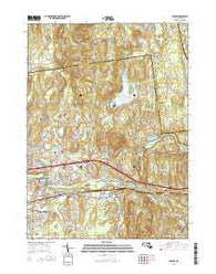 Ludlow Massachusetts Current topographic map, 1:24000 scale, 7.5 X 7.5 Minute, Year 2015