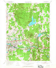 Ludlow Massachusetts Historical topographic map, 1:24000 scale, 7.5 X 7.5 Minute, Year 1954