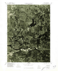 Ludlow Massachusetts Historical topographic map, 1:25000 scale, 7.5 X 7.5 Minute, Year 1975
