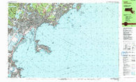Lynn Massachusetts Historical topographic map, 1:25000 scale, 7.5 X 15 Minute, Year 1985