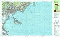Lynn Massachusetts Historical topographic map, 1:25000 scale, 7.5 X 15 Minute, Year 1997