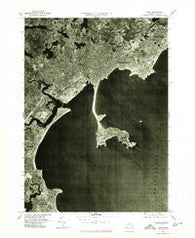 Lynn Massachusetts Historical topographic map, 1:25000 scale, 7.5 X 7.5 Minute, Year 1977
