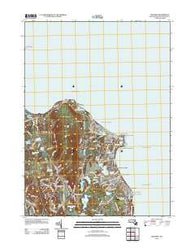 Manomet Massachusetts Historical topographic map, 1:24000 scale, 7.5 X 7.5 Minute, Year 2012