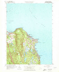 Manomet Massachusetts Historical topographic map, 1:24000 scale, 7.5 X 7.5 Minute, Year 1962