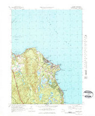 Manomet Massachusetts Historical topographic map, 1:25000 scale, 7.5 X 7.5 Minute, Year 1977