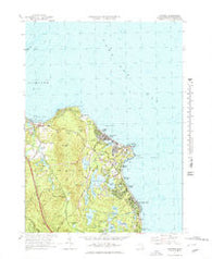 Manomet Massachusetts Historical topographic map, 1:25000 scale, 7.5 X 7.5 Minute, Year 1977