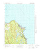 Manomet Massachusetts Historical topographic map, 1:25000 scale, 7.5 X 7.5 Minute, Year 1977