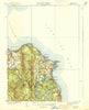 Manomet Massachusetts Historical topographic map, 1:31680 scale, 7.5 X 7.5 Minute, Year 1937