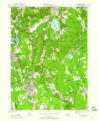 Mansfield Massachusetts Historical topographic map, 1:24000 scale, 7.5 X 7.5 Minute, Year 1946