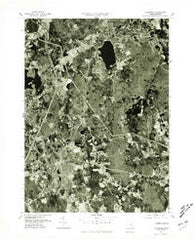 Mansfield Massachusetts Historical topographic map, 1:25000 scale, 7.5 X 7.5 Minute, Year 1977