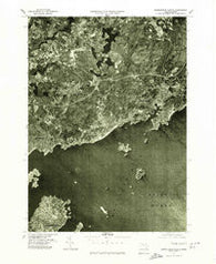 Marblehead North Massachusetts Historical topographic map, 1:25000 scale, 7.5 X 7.5 Minute, Year 1977