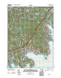 Marion Massachusetts Historical topographic map, 1:24000 scale, 7.5 X 7.5 Minute, Year 2012