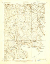 Marion Massachusetts Historical topographic map, 1:24000 scale, 7.5 X 7.5 Minute, Year 1936
