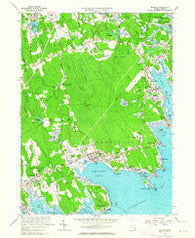 Marion Massachusetts Historical topographic map, 1:24000 scale, 7.5 X 7.5 Minute, Year 1962