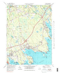 Marion Massachusetts Historical topographic map, 1:25000 scale, 7.5 X 7.5 Minute, Year 1977