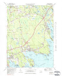 Marion Massachusetts Historical topographic map, 1:25000 scale, 7.5 X 7.5 Minute, Year 1977