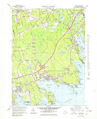 Marion Massachusetts Historical topographic map, 1:25000 scale, 7.5 X 7.5 Minute, Year 1977