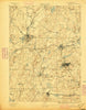 Marlboro Massachusetts Historical topographic map, 1:62500 scale, 15 X 15 Minute, Year 1896