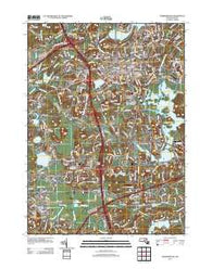 Marlborough Massachusetts Historical topographic map, 1:24000 scale, 7.5 X 7.5 Minute, Year 2012