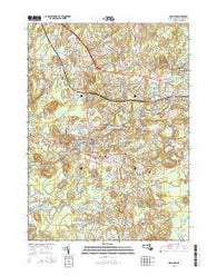 Maynard Massachusetts Current topographic map, 1:24000 scale, 7.5 X 7.5 Minute, Year 2015