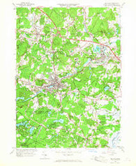 Maynard Massachusetts Historical topographic map, 1:24000 scale, 7.5 X 7.5 Minute, Year 1965