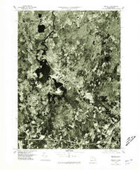 Medfield Massachusetts Historical topographic map, 1:25000 scale, 7.5 X 7.5 Minute, Year 1977