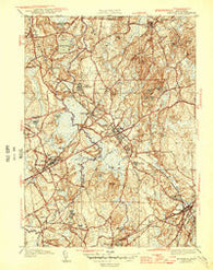 Medfield Massachusetts Historical topographic map, 1:31680 scale, 7.5 X 7.5 Minute, Year 1946