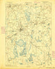 Middleboro Massachusetts Historical topographic map, 1:62500 scale, 15 X 15 Minute, Year 1888