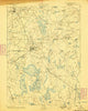 Middleboro Massachusetts Historical topographic map, 1:62500 scale, 15 X 15 Minute, Year 1893