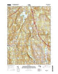 Milford Massachusetts Current topographic map, 1:24000 scale, 7.5 X 7.5 Minute, Year 2015