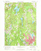 Milford Massachusetts Historical topographic map, 1:24000 scale, 7.5 X 7.5 Minute, Year 1968