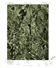 Milford Massachusetts Historical topographic map, 1:25000 scale, 7.5 X 7.5 Minute, Year 1977
