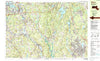 Milford Massachusetts Historical topographic map, 1:25000 scale, 7.5 X 15 Minute, Year 1982