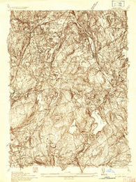 Millbury Massachusetts Historical topographic map, 1:24000 scale, 7.5 X 7.5 Minute, Year 1935