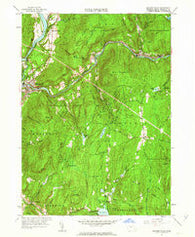 Millers Falls Massachusetts Historical topographic map, 1:24000 scale, 7.5 X 7.5 Minute, Year 1961