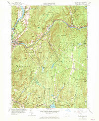 Millers Falls Massachusetts Historical topographic map, 1:24000 scale, 7.5 X 7.5 Minute, Year 1961