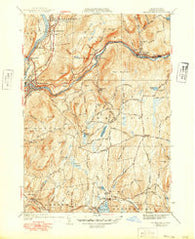 Millers Falls Massachusetts Historical topographic map, 1:31680 scale, 7.5 X 7.5 Minute, Year 1941