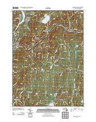 Millers Falls Massachusetts Historical topographic map, 1:24000 scale, 7.5 X 7.5 Minute, Year 2012