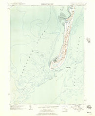 Monomoy Point Massachusetts Historical topographic map, 1:24000 scale, 7.5 X 7.5 Minute, Year 1953