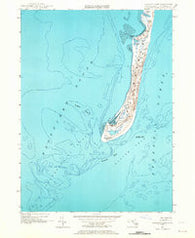 Monomoy Point Massachusetts Historical topographic map, 1:24000 scale, 7.5 X 7.5 Minute, Year 1953