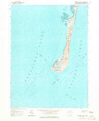 Monomoy Point Massachusetts Historical topographic map, 1:24000 scale, 7.5 X 7.5 Minute, Year 1964