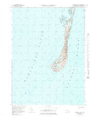 Monomoy Point Massachusetts Historical topographic map, 1:25000 scale, 7.5 X 7.5 Minute, Year 1974