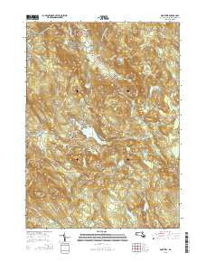 Monterey Massachusetts Current topographic map, 1:24000 scale, 7.5 X 7.5 Minute, Year 2015