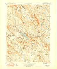 Monterey Massachusetts Historical topographic map, 1:31680 scale, 7.5 X 7.5 Minute, Year 1948