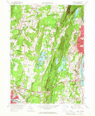 Mount Tom Massachusetts Historical topographic map, 1:24000 scale, 7.5 X 7.5 Minute, Year 1958