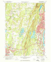 Mount Tom Massachusetts Historical topographic map, 1:24000 scale, 7.5 X 7.5 Minute, Year 1972